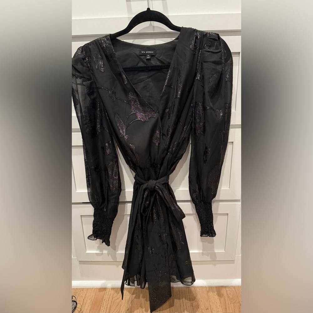 Blu Pepper Black Dress